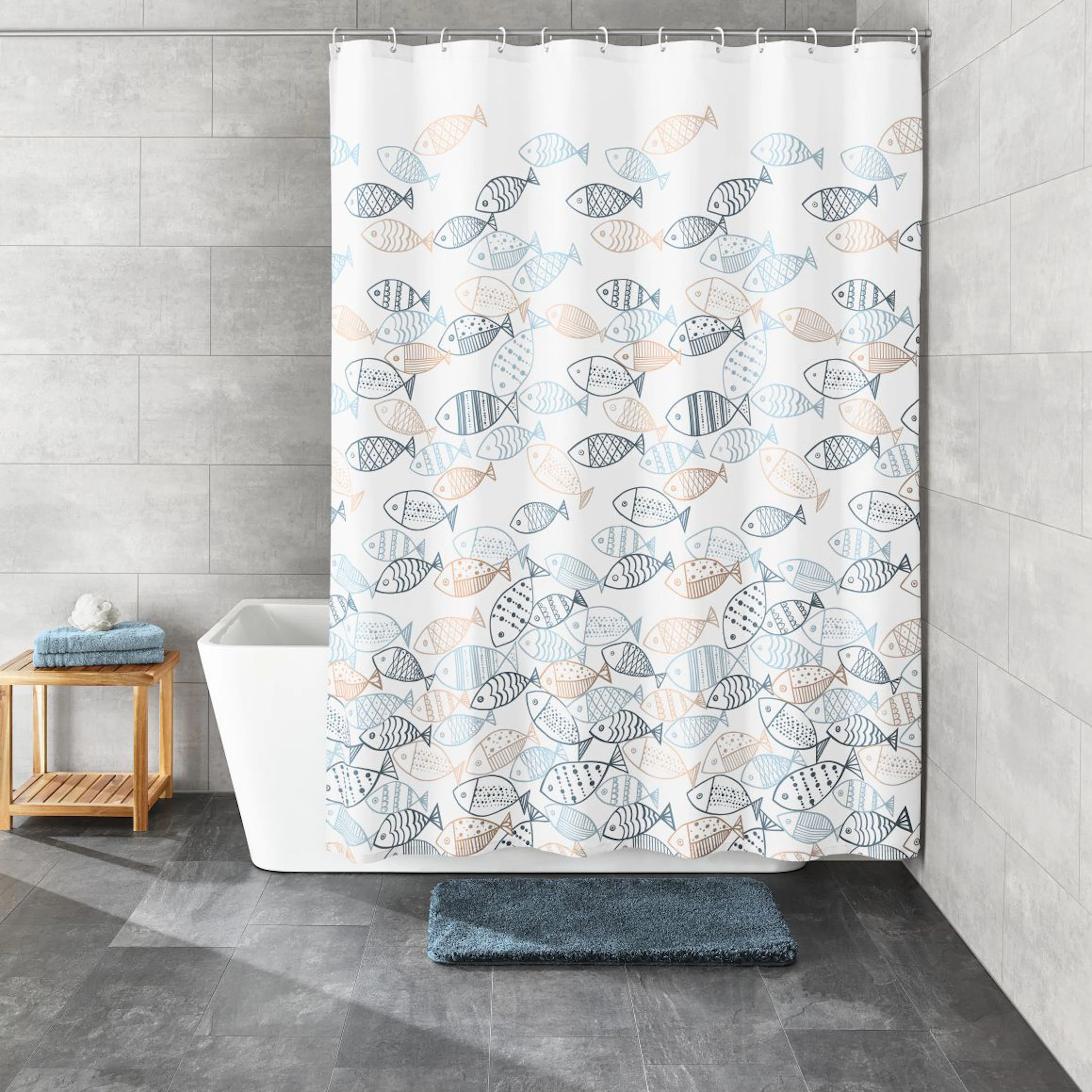 Duschdraperi Kleine Wolke Sardinas