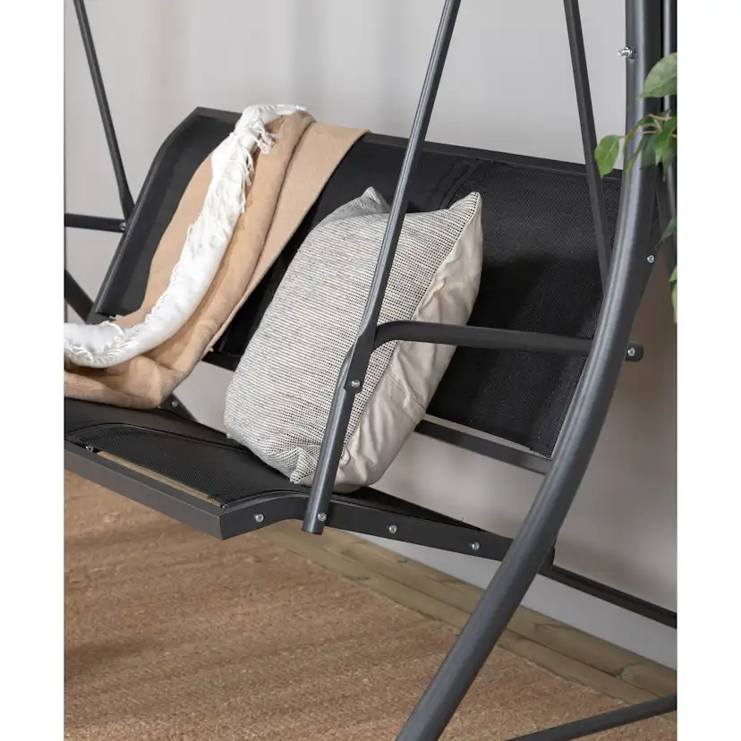 Hammock Venture Home Montreal Utomhus med 3 Sittplatser, Stål/Polyester