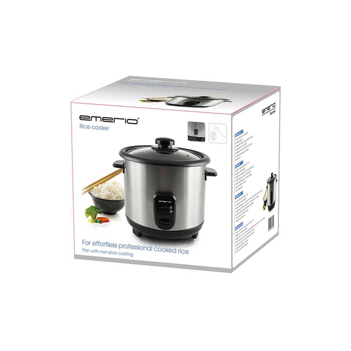Riskokare Emerio Rostfri 1,5 L