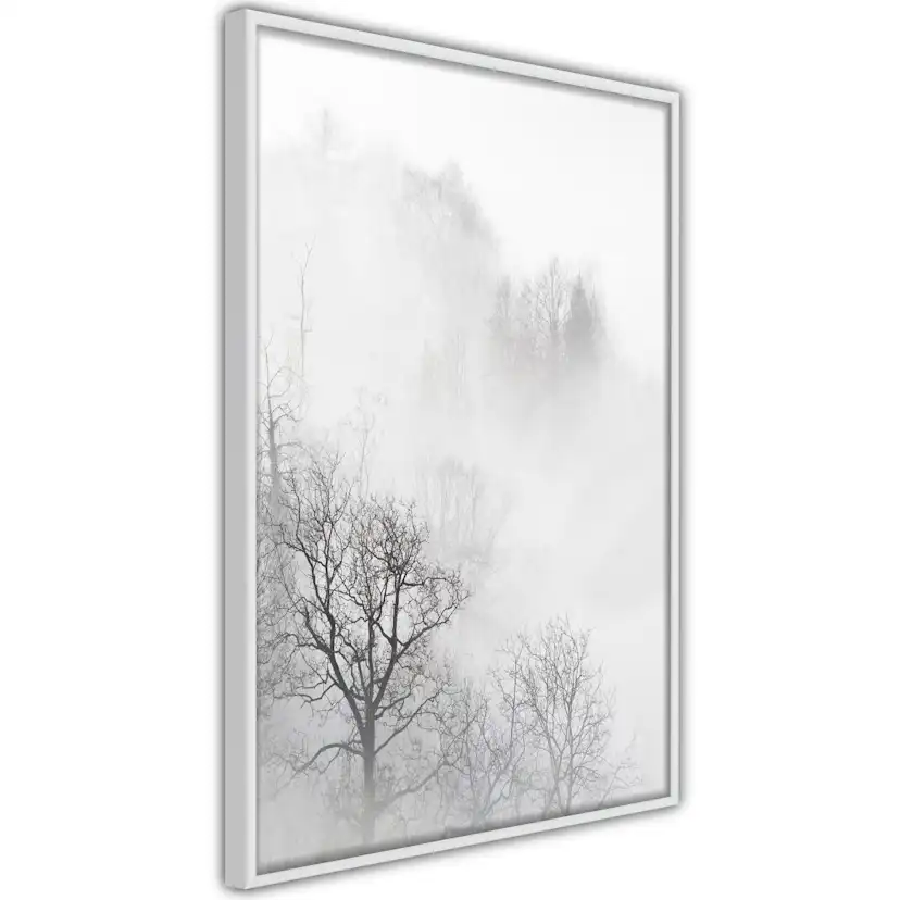 Poster Artgeist Affisch Trees In The Fog