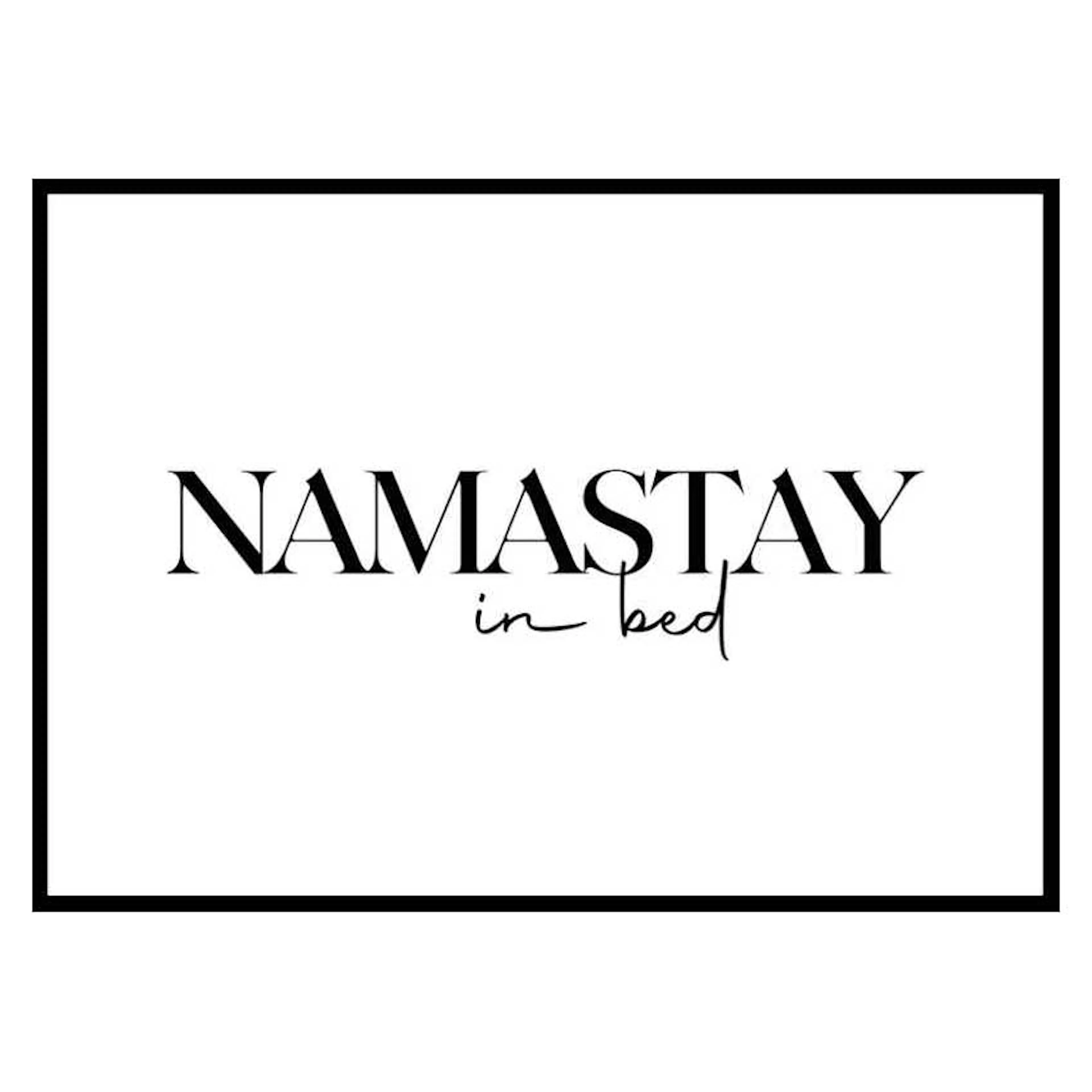 Poster Gallerix Namastay In Bed No1