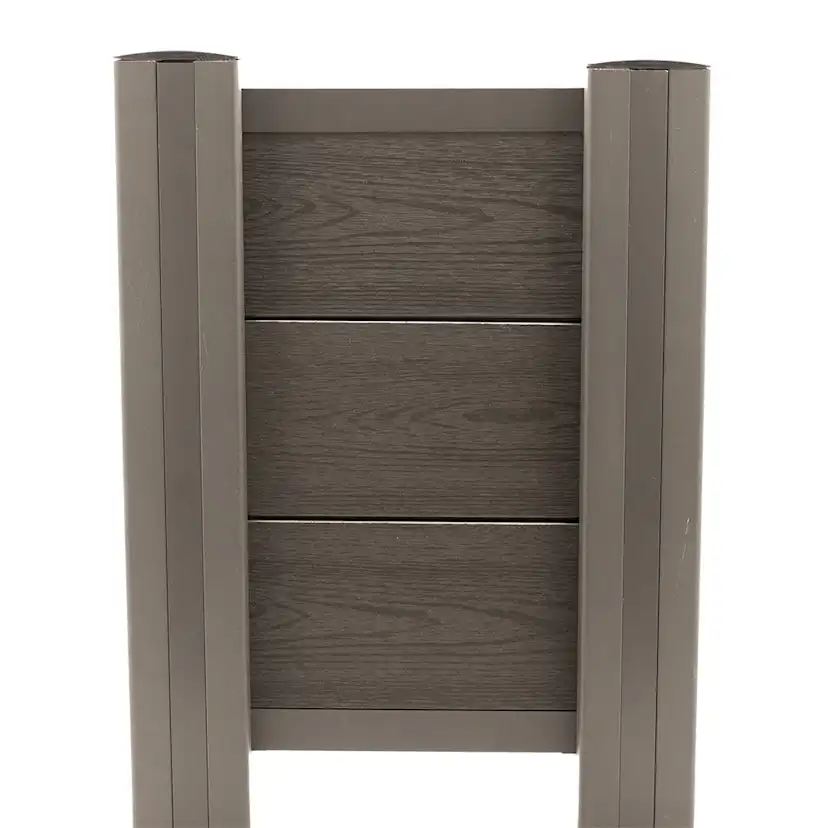 Staketset Hortus Komposit Trälook Höjd 172,7 cm