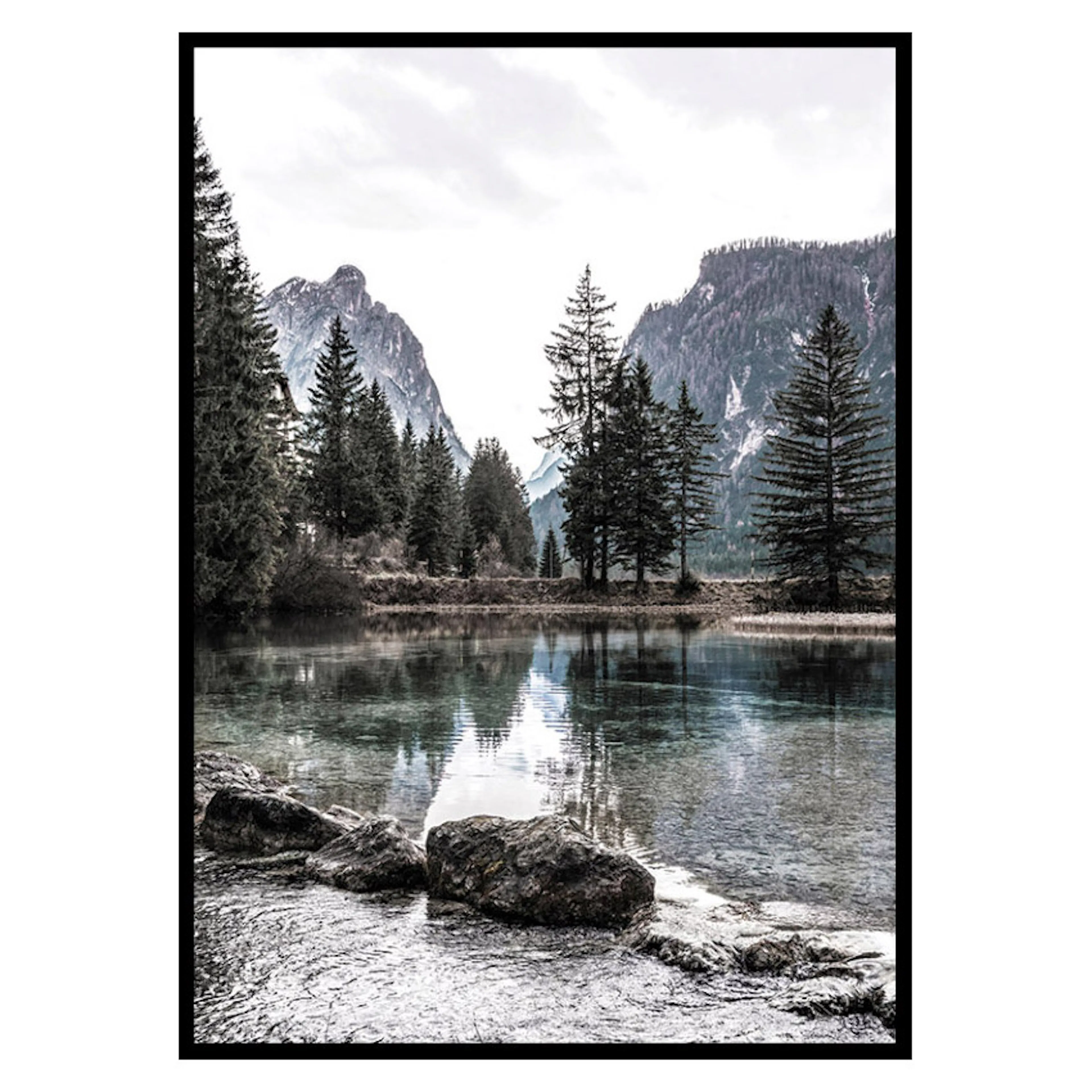 Poster Gallerix View On The Alps