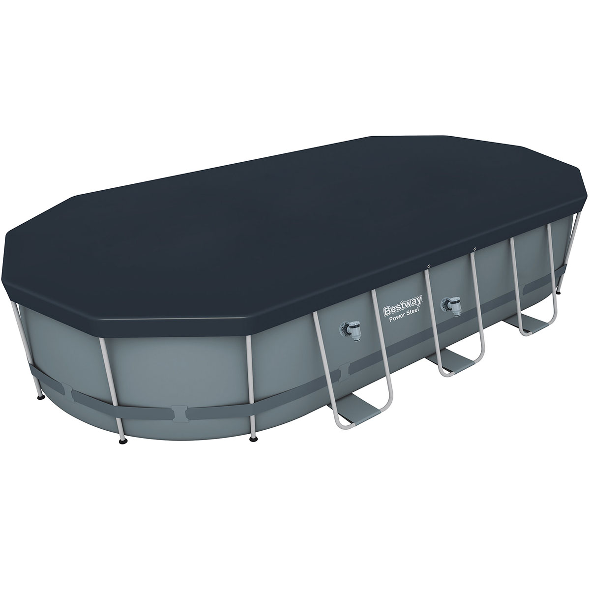 Poolpaket Bestway Power Steel 5,5 x 2,7 m Oval