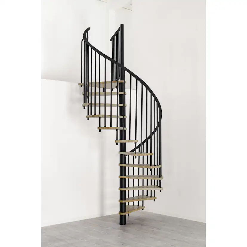 Euro Design spiraltrappa - Ø1200 mm Ek Ek, Ø1200 mm
