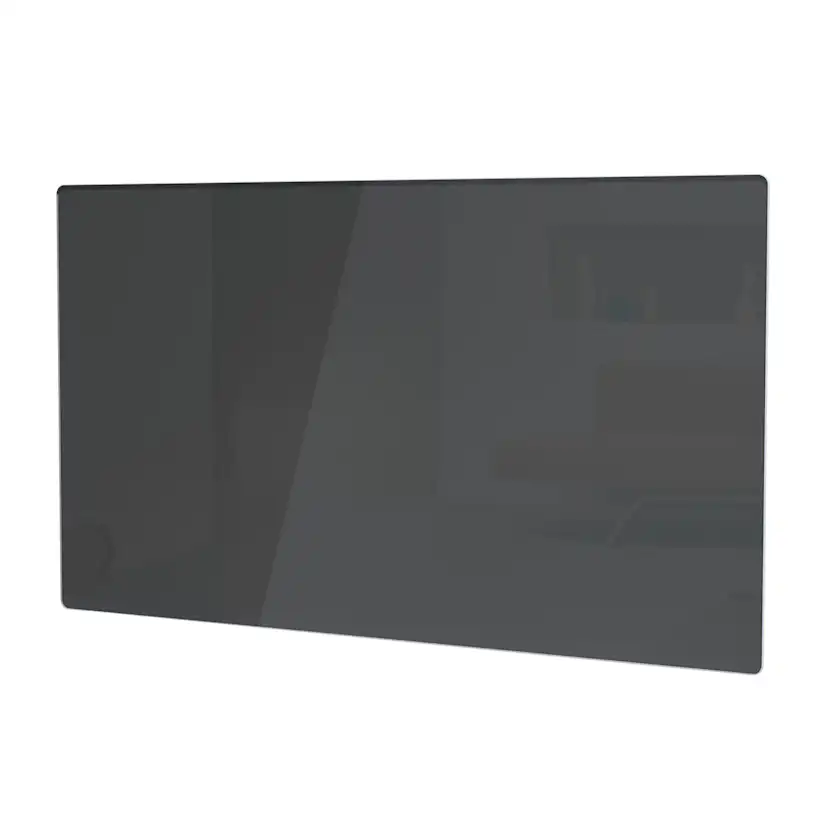 Glasfront antracit H40 1250W B: 925 mm, H: 400 mm, Antracitgrå