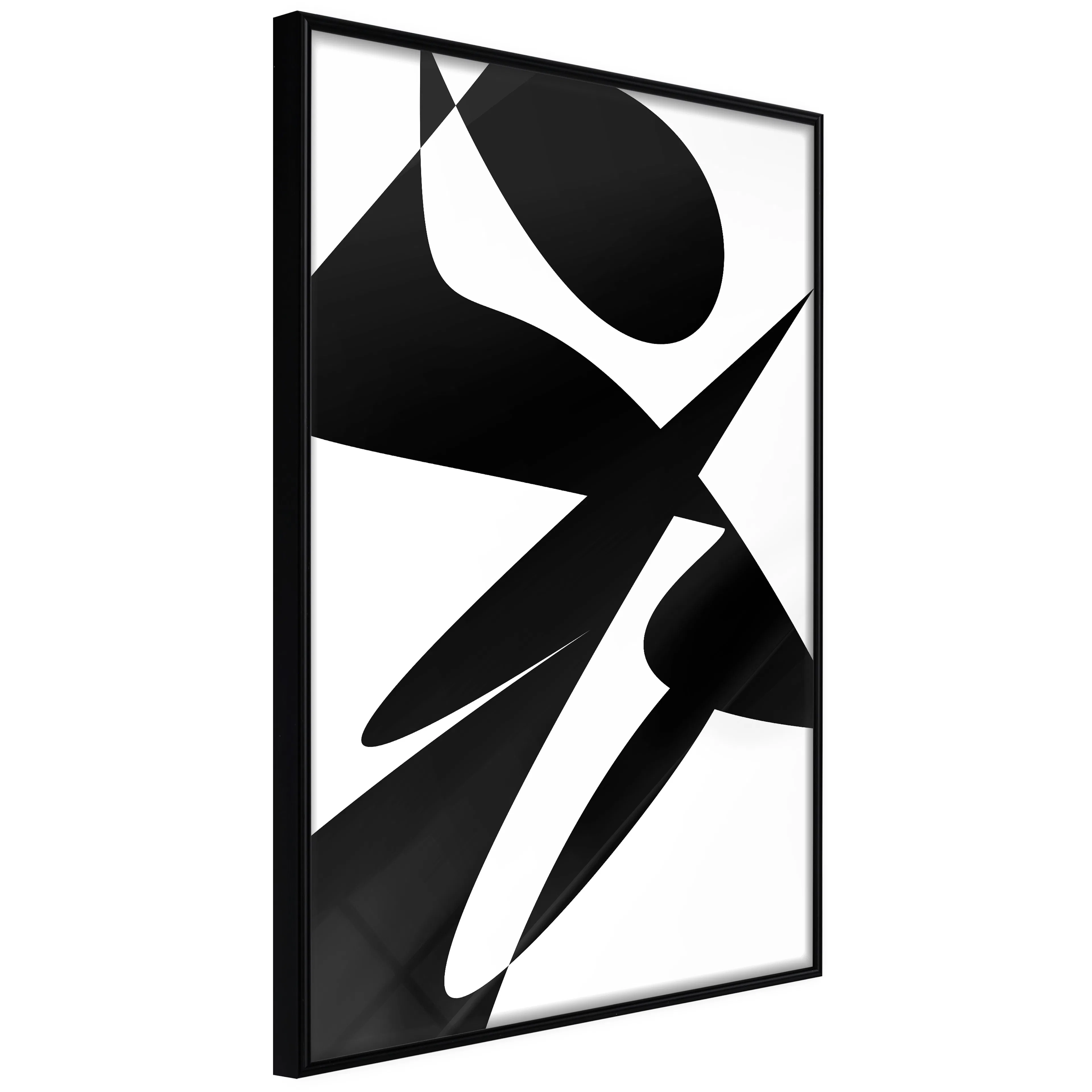 Affisch - Contrast [Poster] 20x30 Svart ram, 20x30 cm