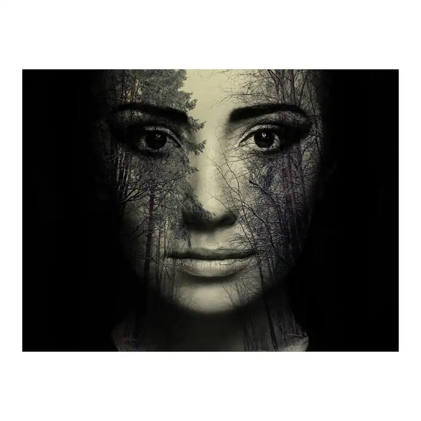 Forest mask 250x193 Storlek: 250x193 cm