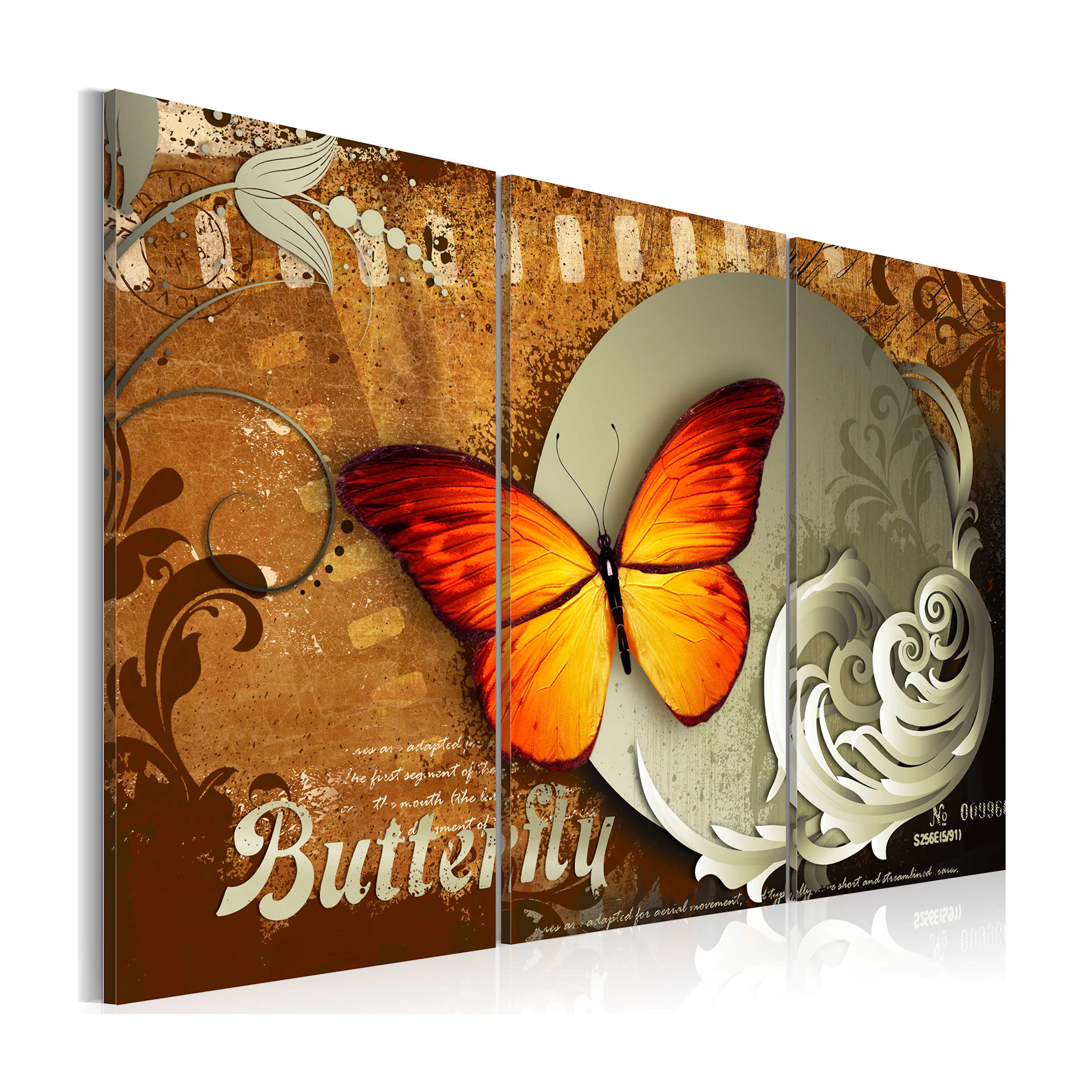 Tavla Arkiio Fiery Butterfly And Full Moon