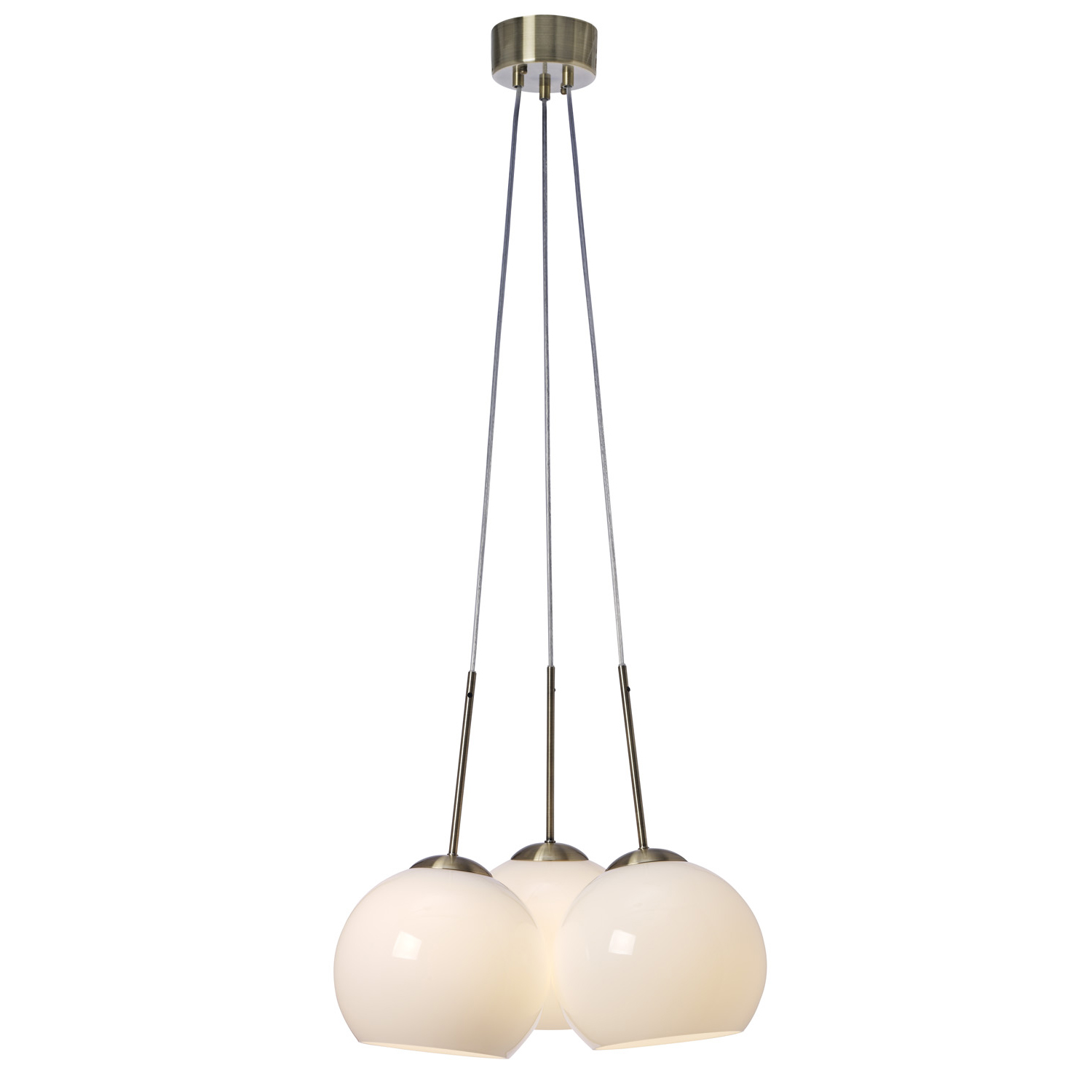 Taklampa Cottex Salle Hängande Lampa med 3 Glaskupor