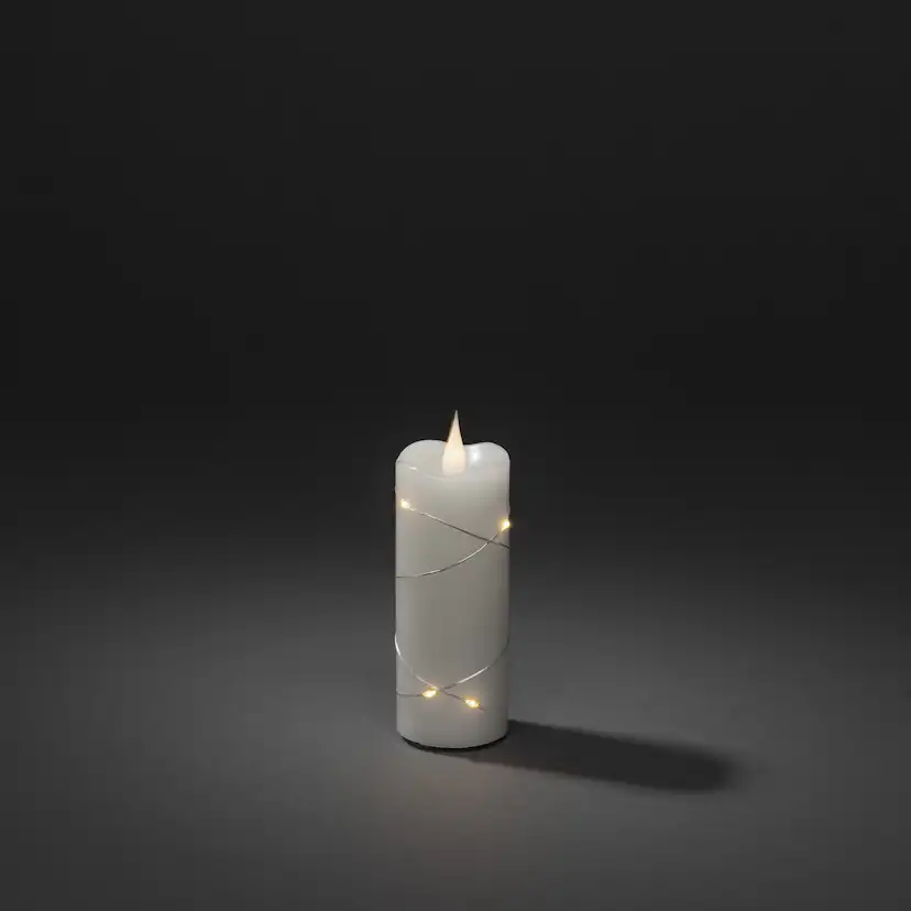Vaxljus Gnosjö Konstsmide Micro-LED 1824-26 2xAA Batteriljus