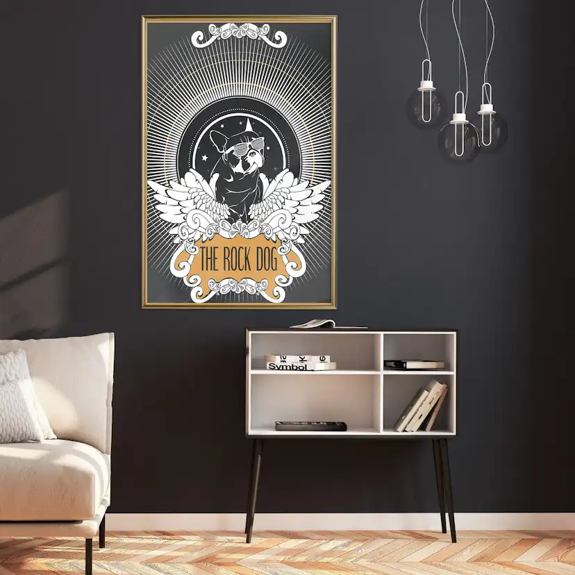 Poster Artgeist Affisch The Rock Dog