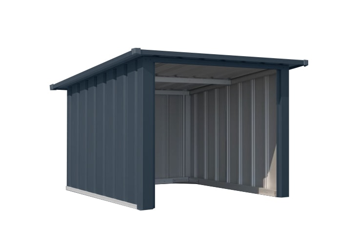 Hus Green Land Garage Till Robotgräsklippare L Svart