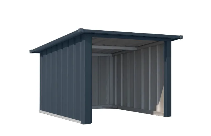 Hus Green Land Garage Till Robotgräsklippare L Svart