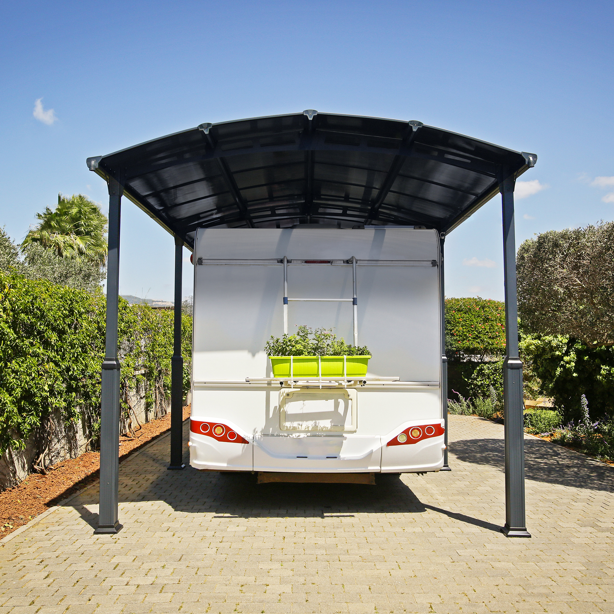 Carport Canopia by Palram Alpine I Metall För Husbil 3,6x8,5 m