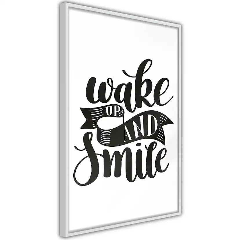 Poster Artgeist Affisch Wake up and Smile
