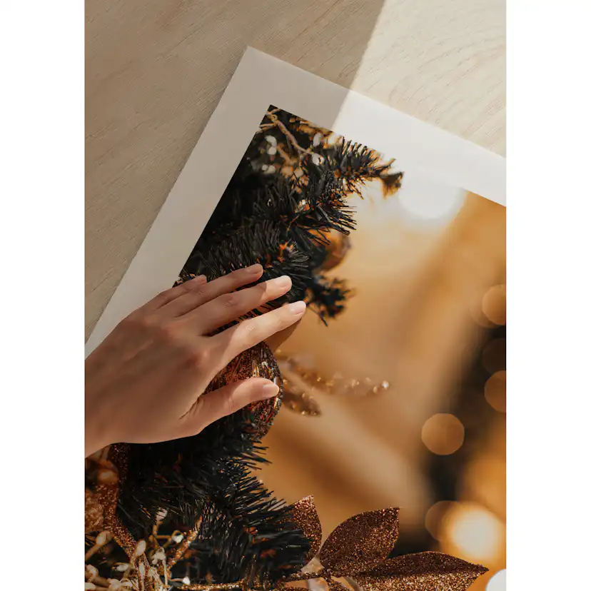 Poster Gallerix Christmas Gold Decorations