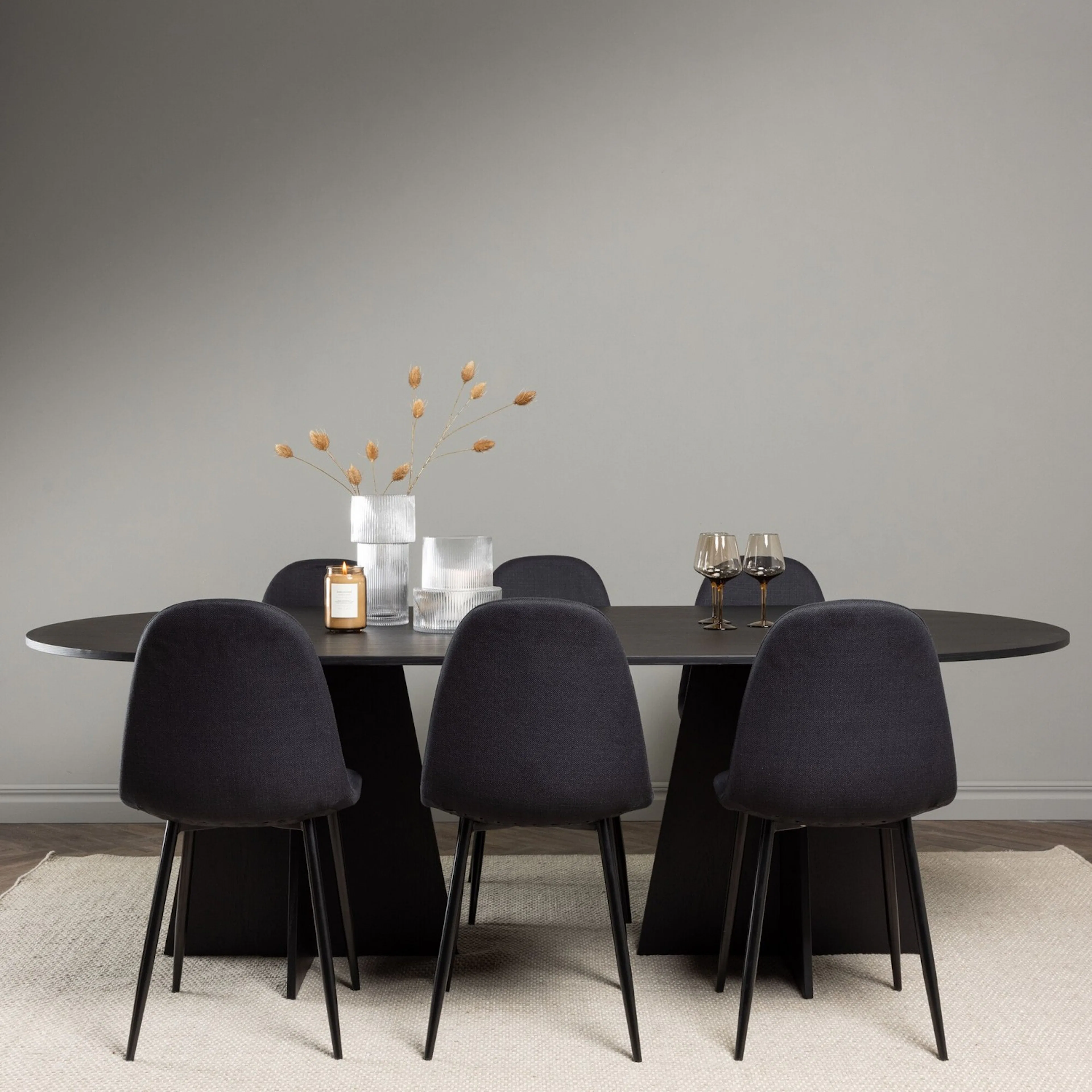 Matgrupp Venture Home Bootcut Oval med 6 Polar Stolar