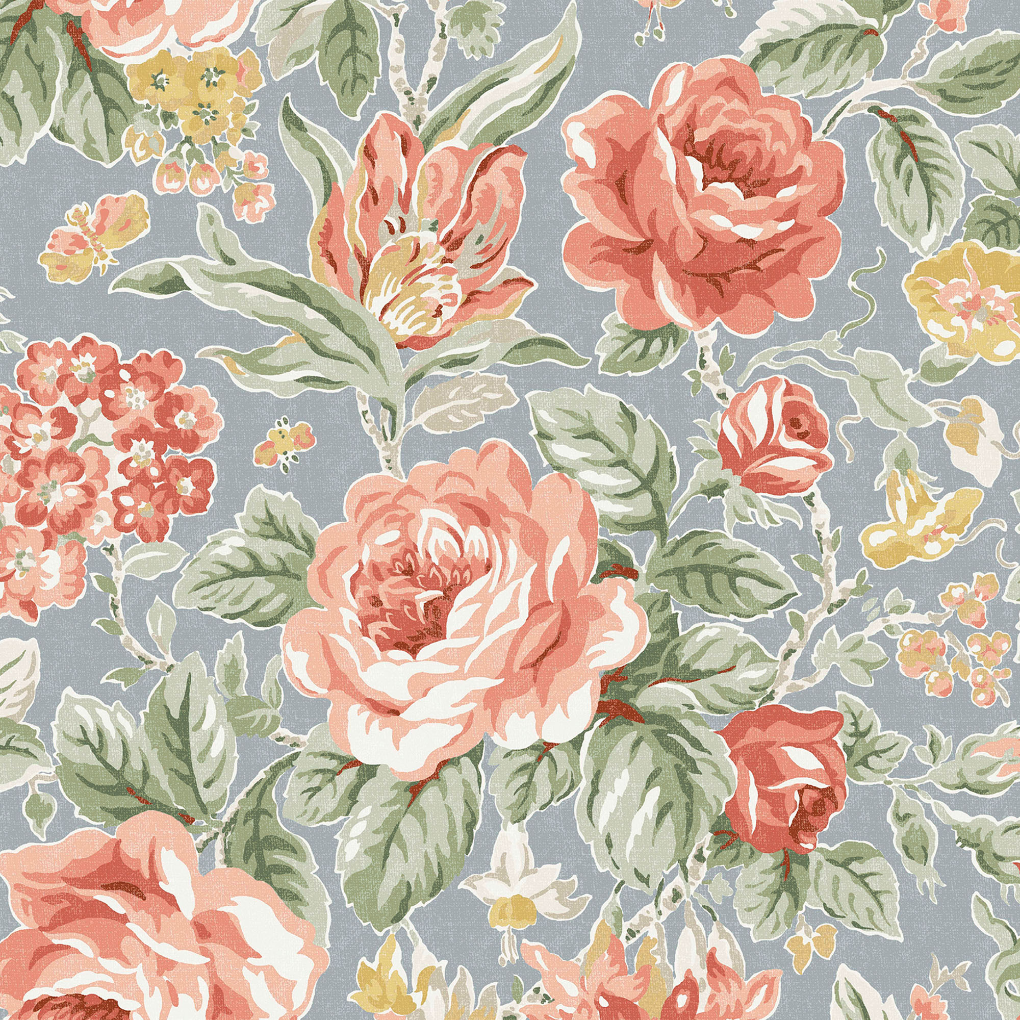 Tapet Laura Ashley Wild Roses Ochre Gul 122753