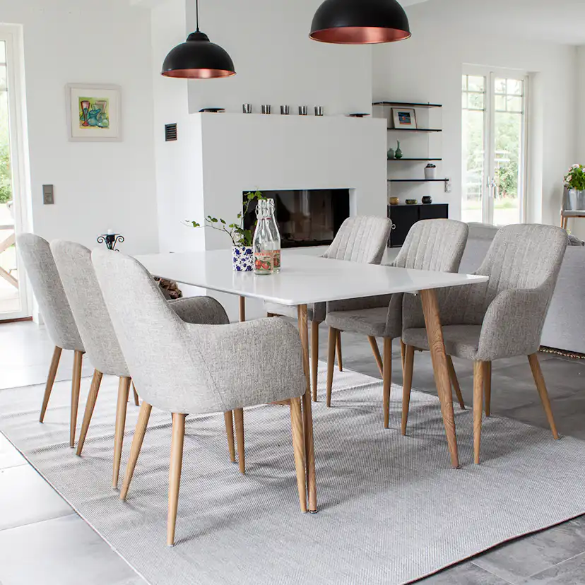 Matgrupp Venture Home Pontus Casper med 6 Stolar