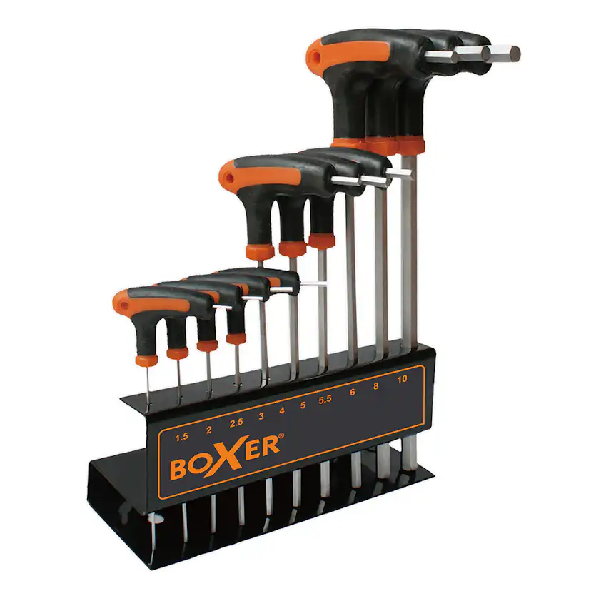 Insexnyckelsats Boxer Sexkant 10 storlekar