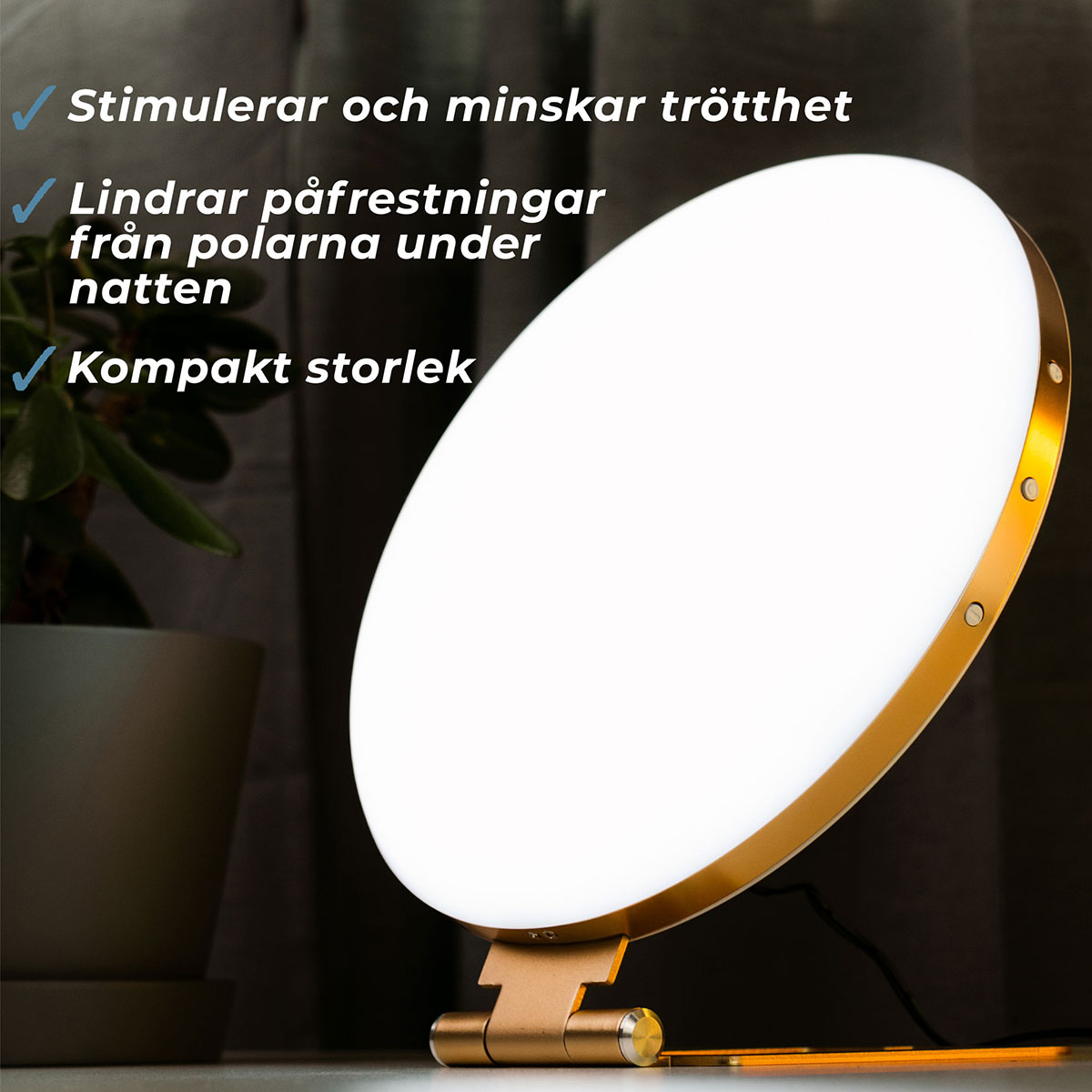 Ljusterapilampa Lykke Premium 3000 Vit Inomhuslampa