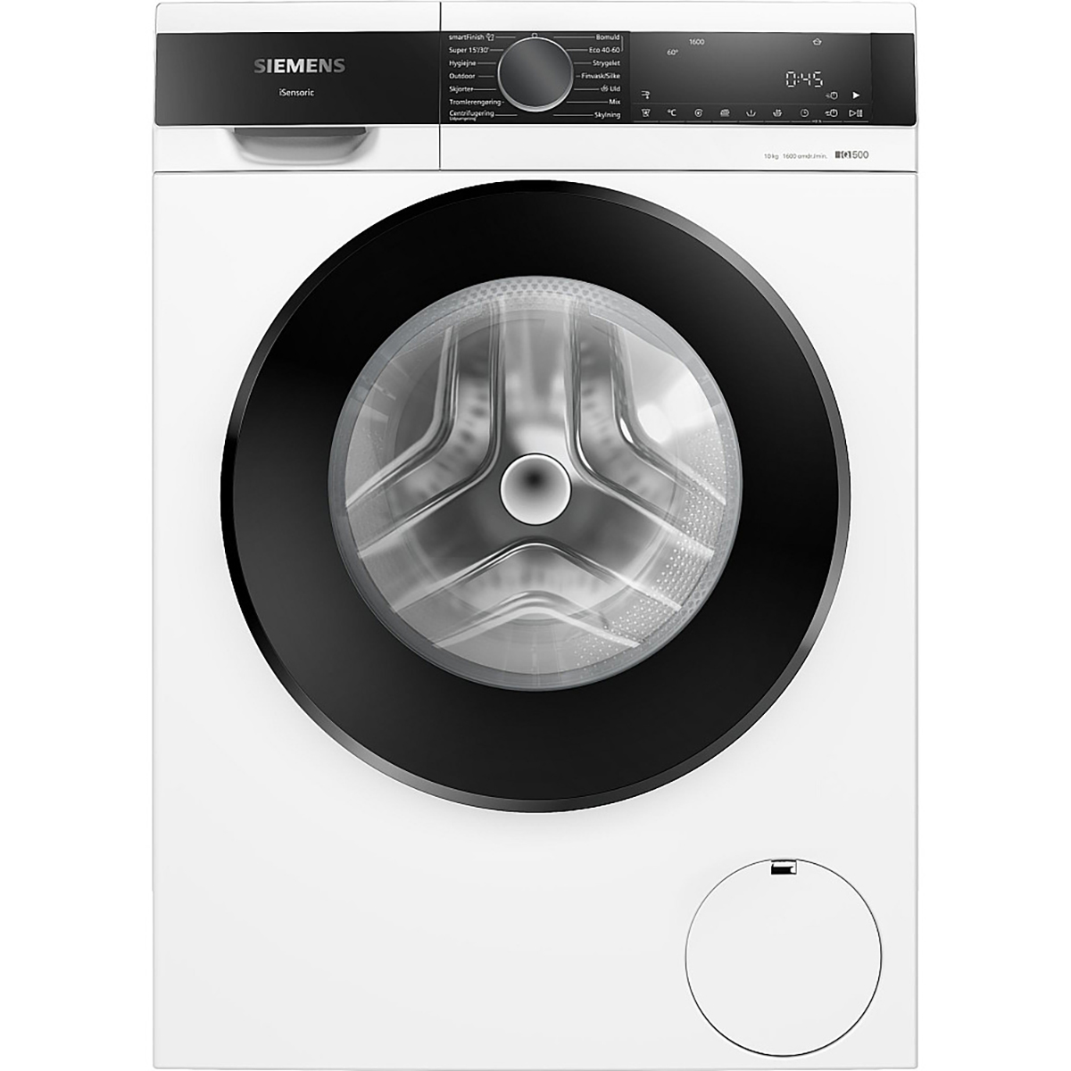 Frontmatad Tvättmaskin Siemens WG56G2ZWDN iQ500 med StainRemoval