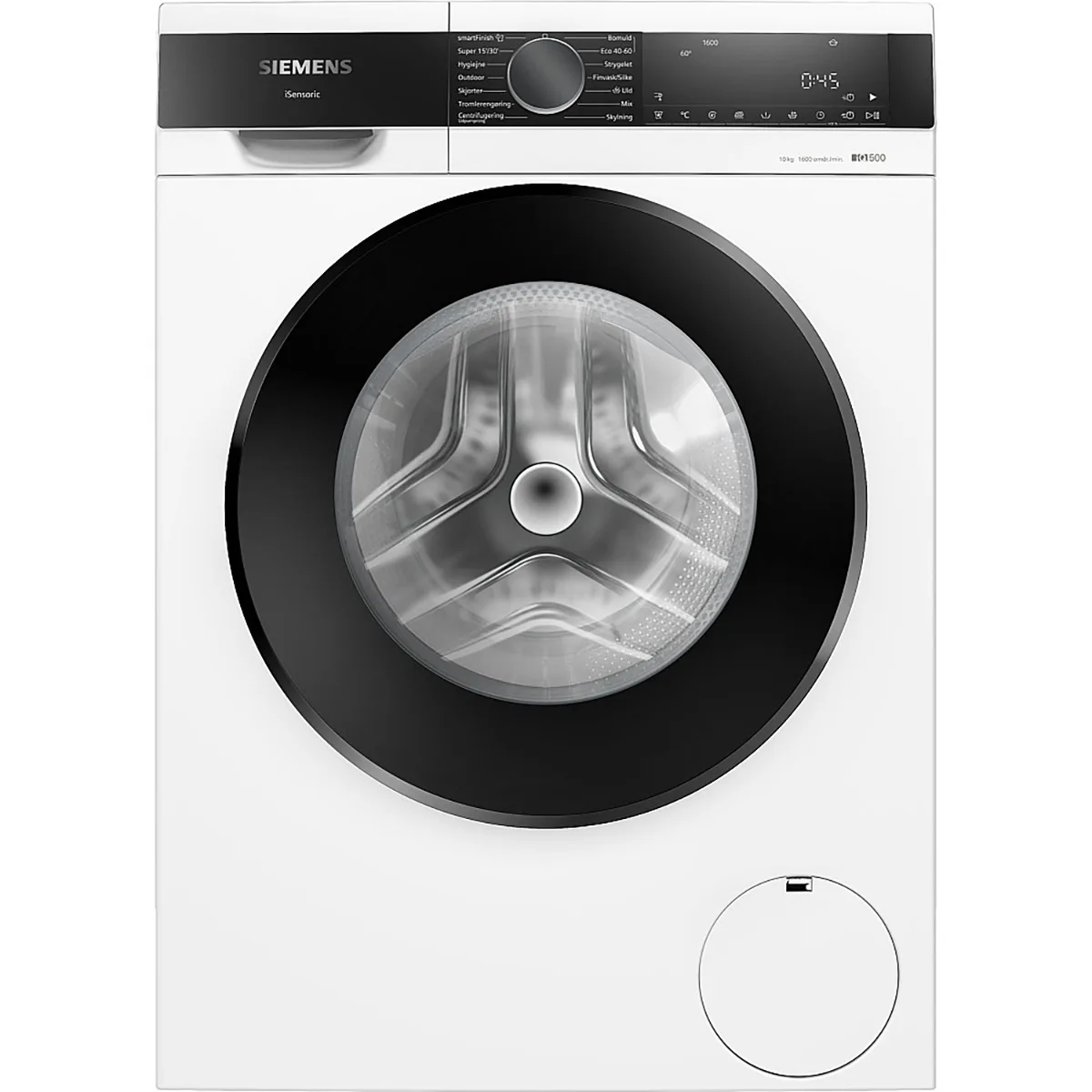 Frontmatad Tvättmaskin Siemens WG56G2ZWDN iQ500 med StainRemoval