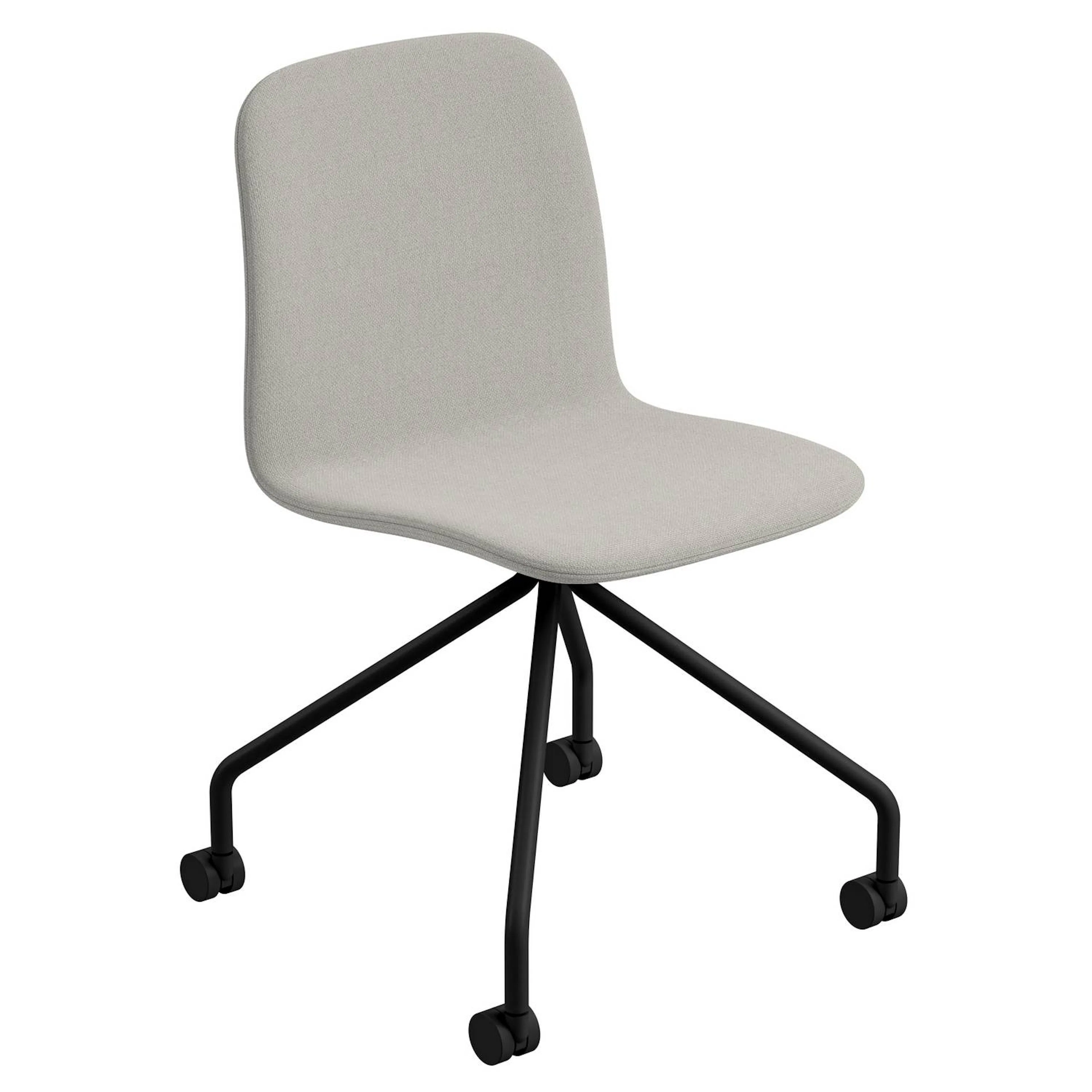 Stol Lövhult, krysstativ hjul, King L Kat 1025 beige Beige