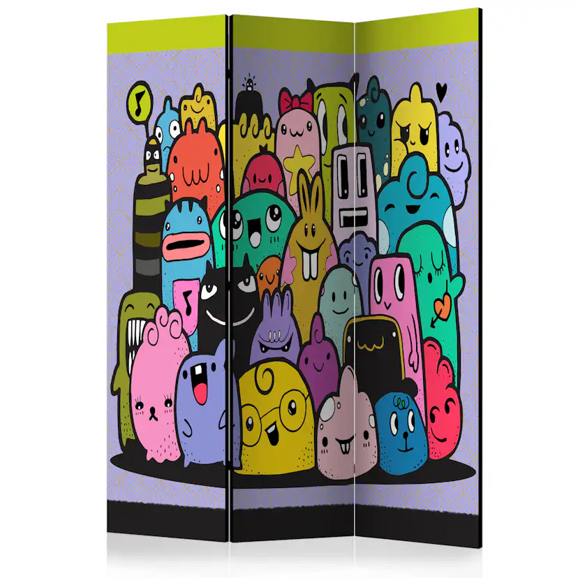 Rumsavdelare Arkiio Monsters From 3rd C Grade 135x172 cm