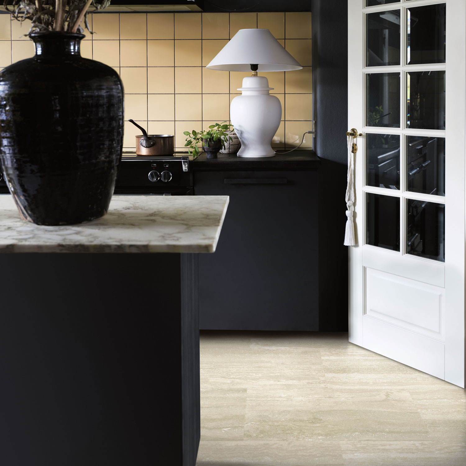 Vinylgolv Pergo Isefjord Pad Pro Greige Travertine