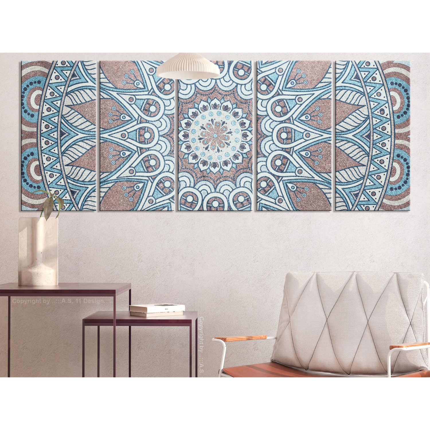 Tavla Arkiio Oriental Circle Narrow 5 delar