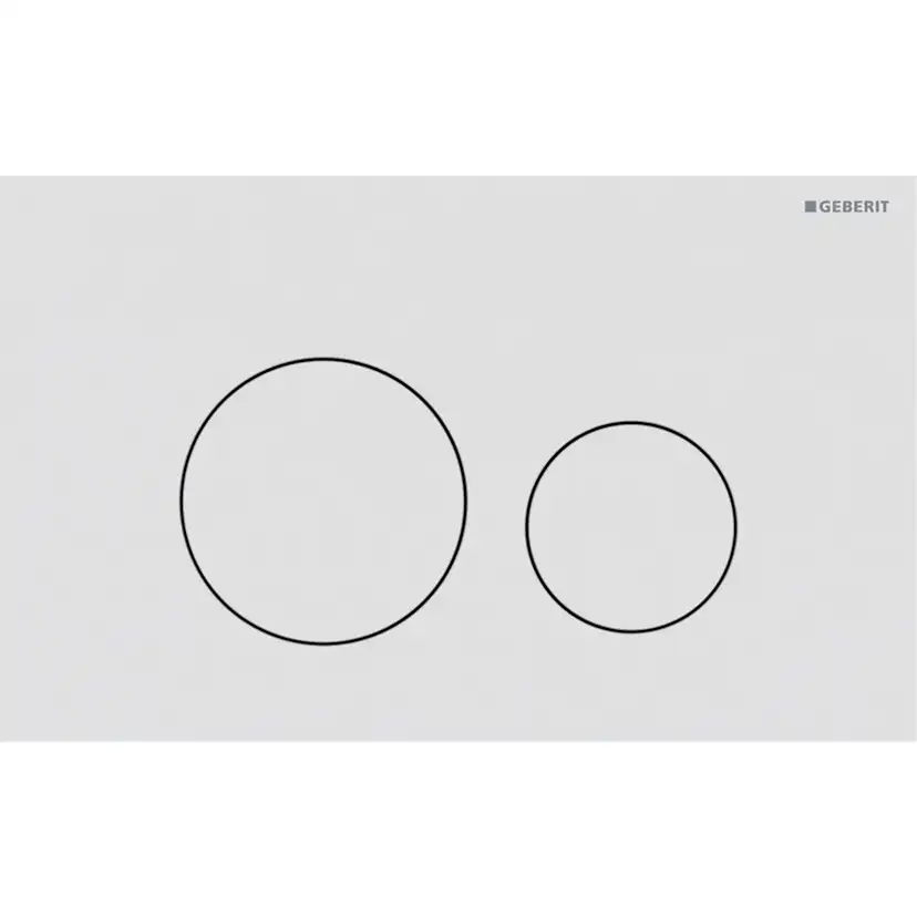 Tryckplatta matt vit/matt vit D:0,6mm Matt Vit