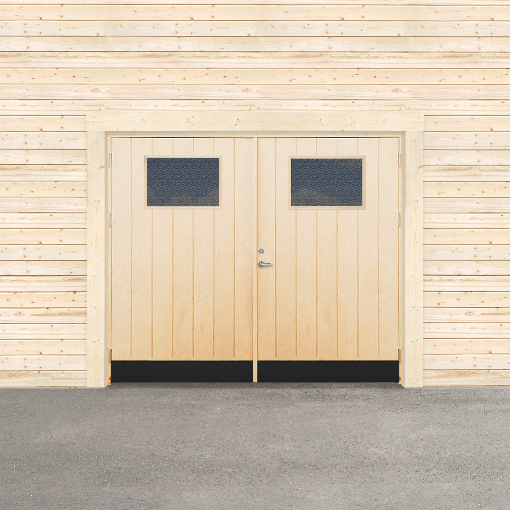 Garageport Sveadörren Varm Cotswold Obehandlad
