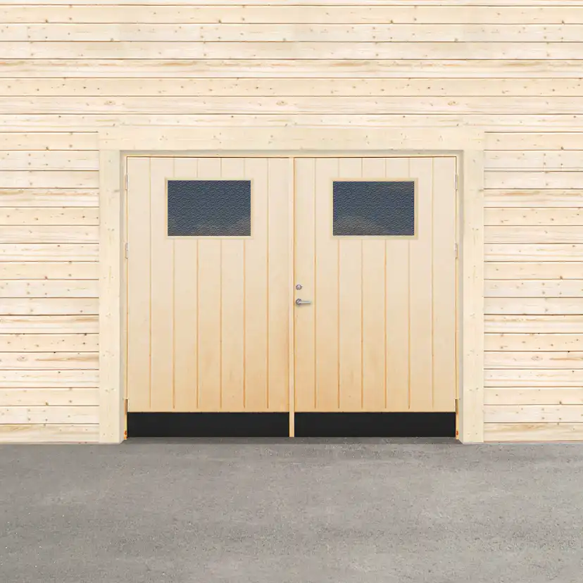 Garageport Sveadörren Varm Cotswold Obehandlad