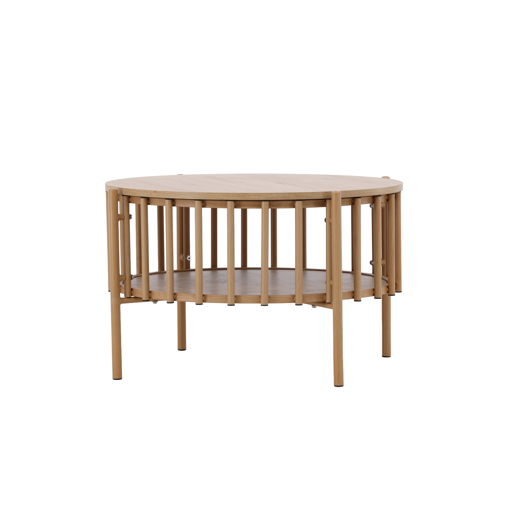 Soffbord Venture Home Rubbo Ø80x50 cm med Förvaring