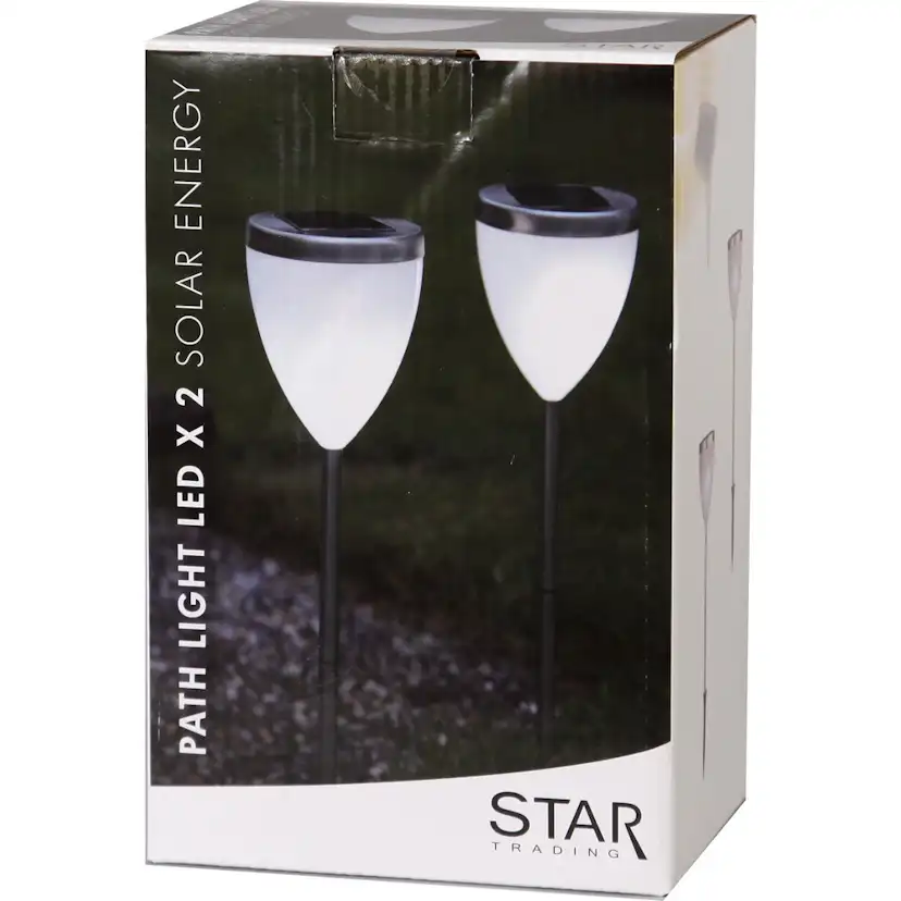 Solcells-pollare Star Trading Vigo 2-pack
