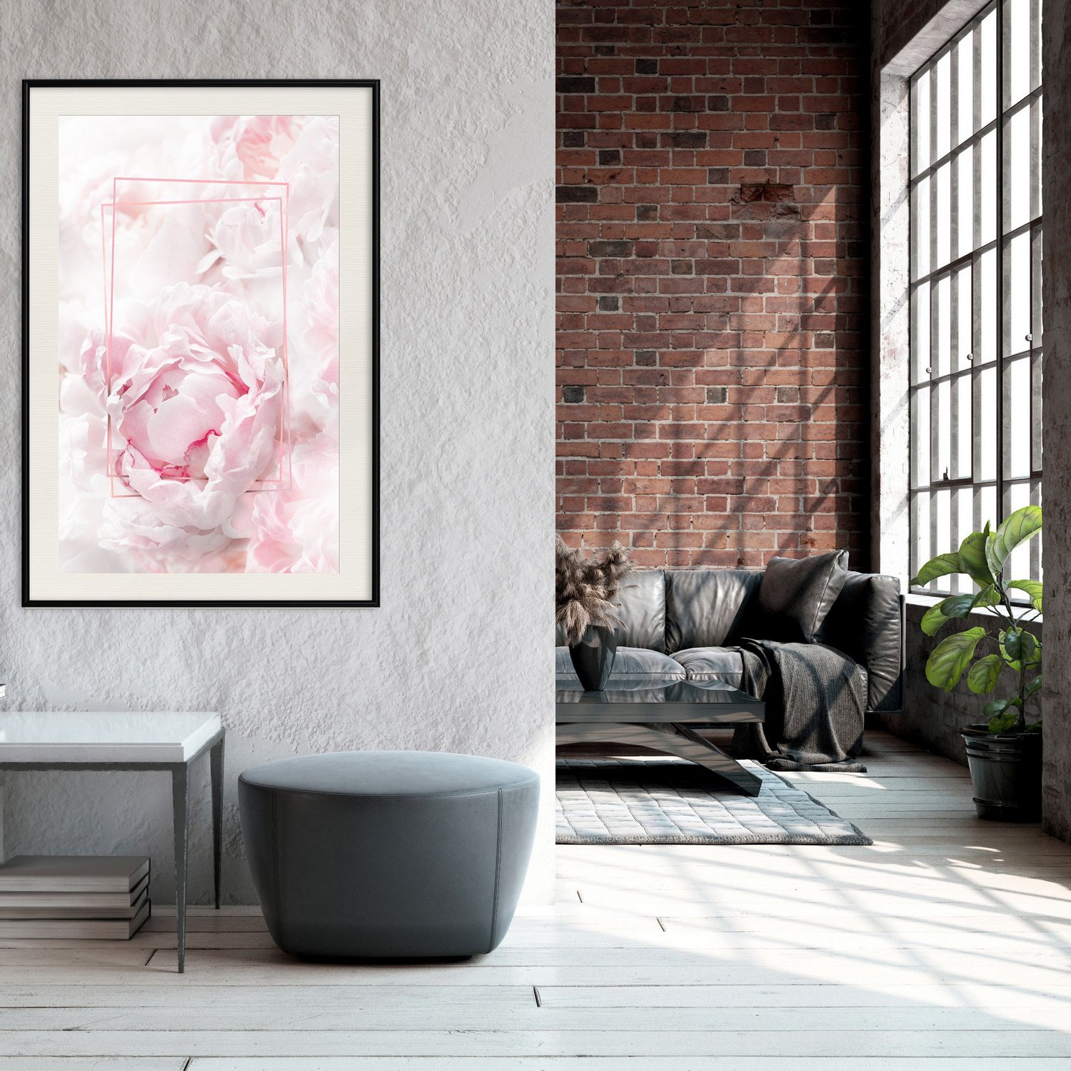 Affisch - Fleeting Beauty [Poster] 30x45 Svart ram med passepartout, 30x45 cm