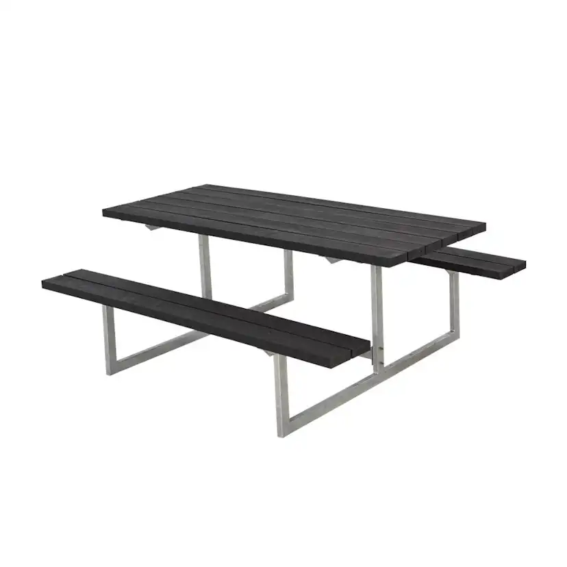 Picknickbord PLUS Basic Plast Svart Utomhus