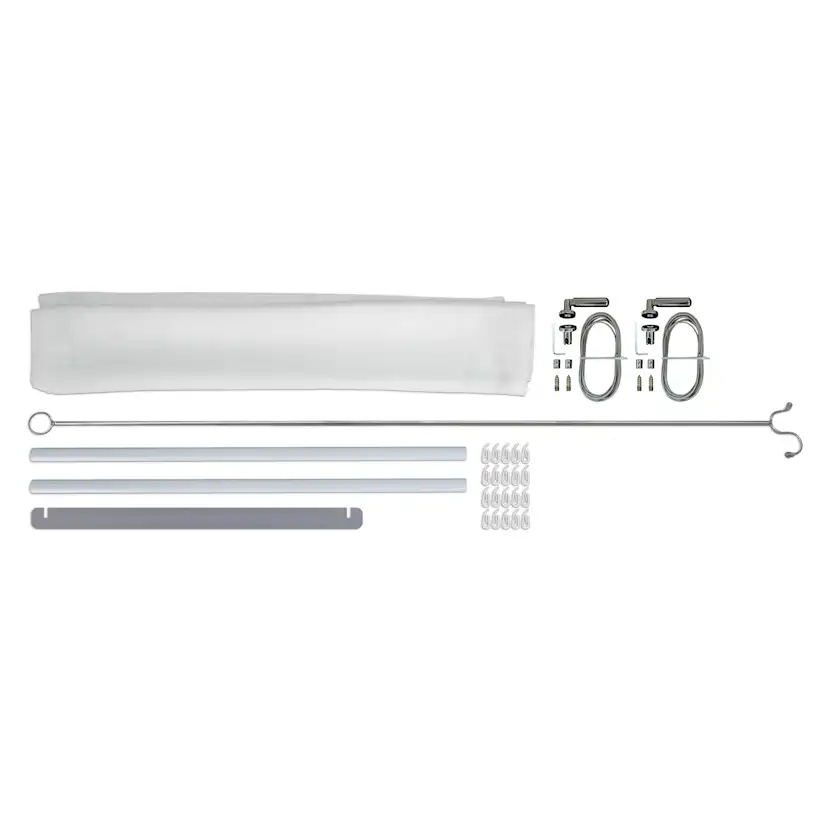 Persienn Canopia by Palram Skuggkit Vit Till Pergola 3 x 8,6 m
