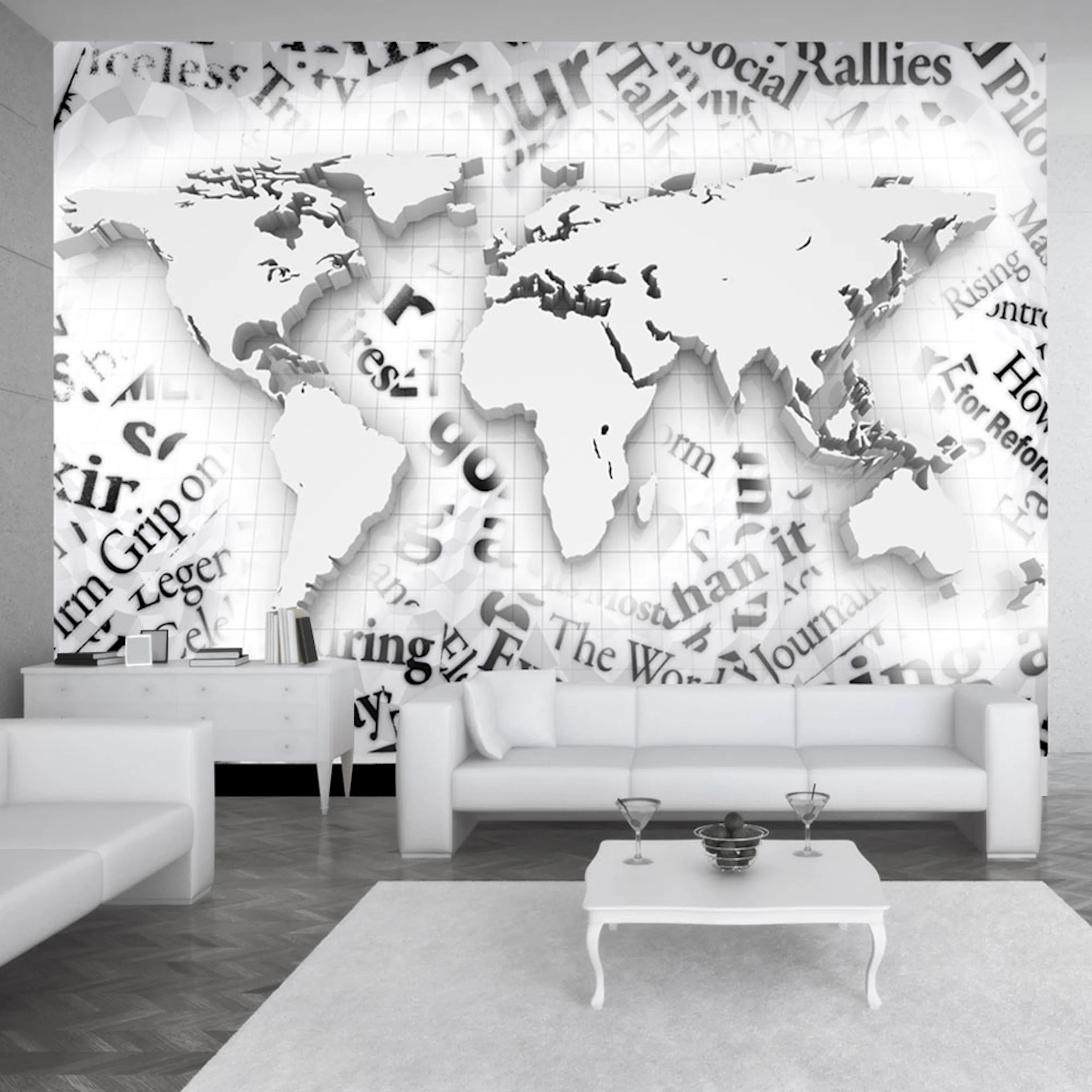 Fototapet Arkiio The World Of Newspapers