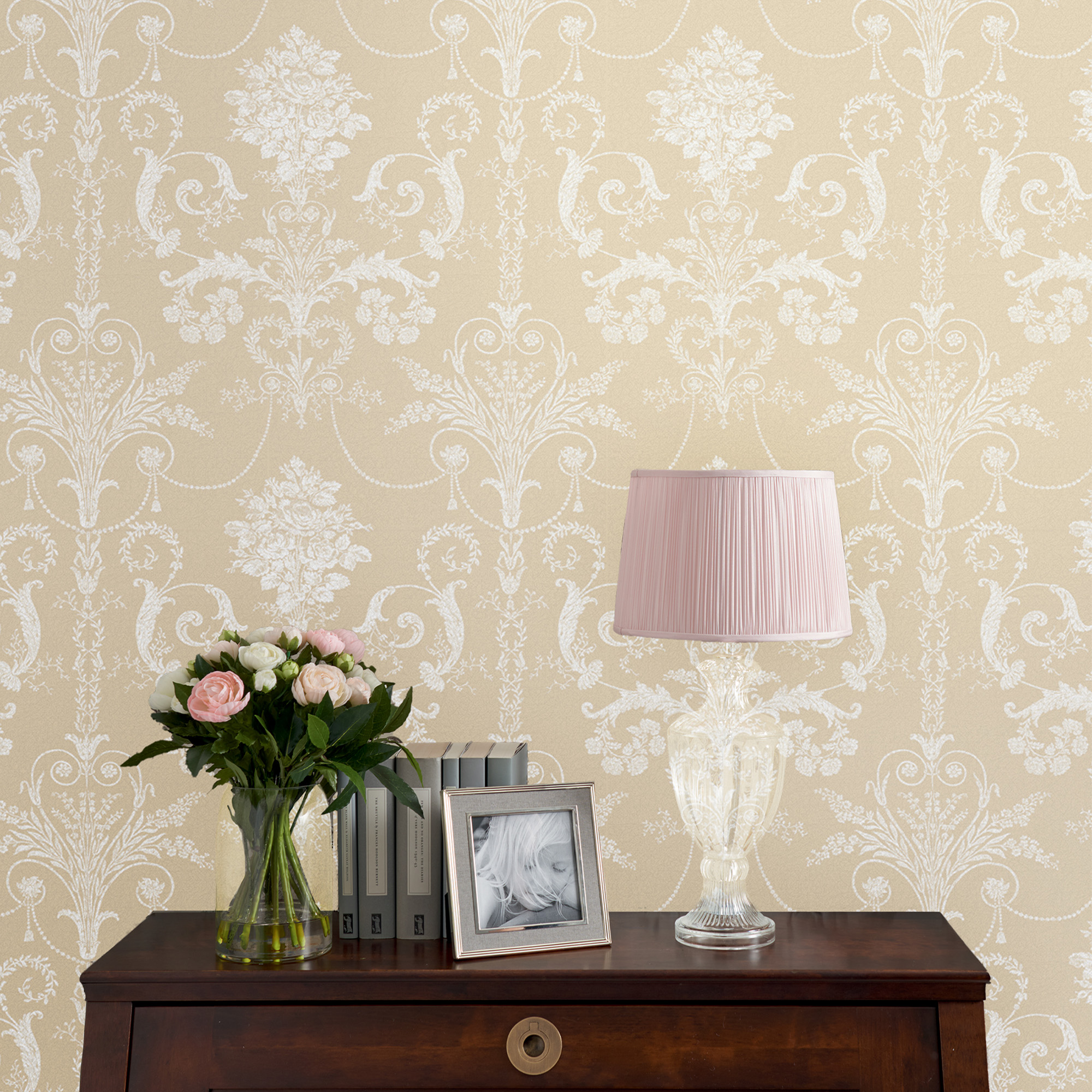 Tapet Laura Ashley Josette Linen