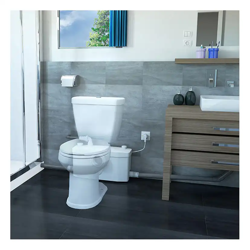 Pumpstation Saniflo Sanipro Up För WC, Tvättställ och Dusch