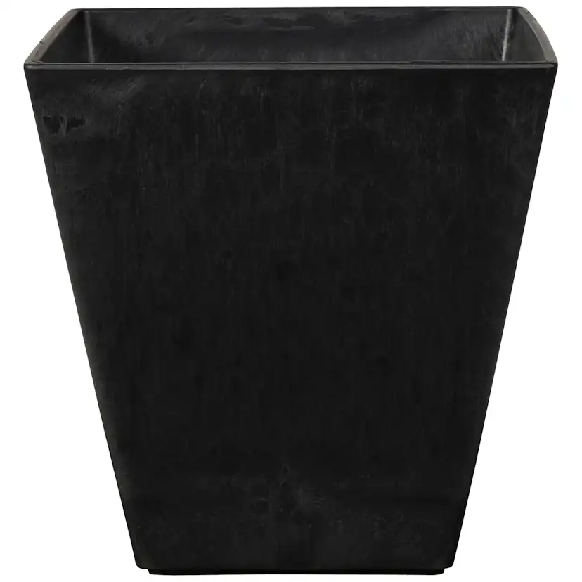 Kruka Artstone Ella Svart 20 x 20 x 20 cm