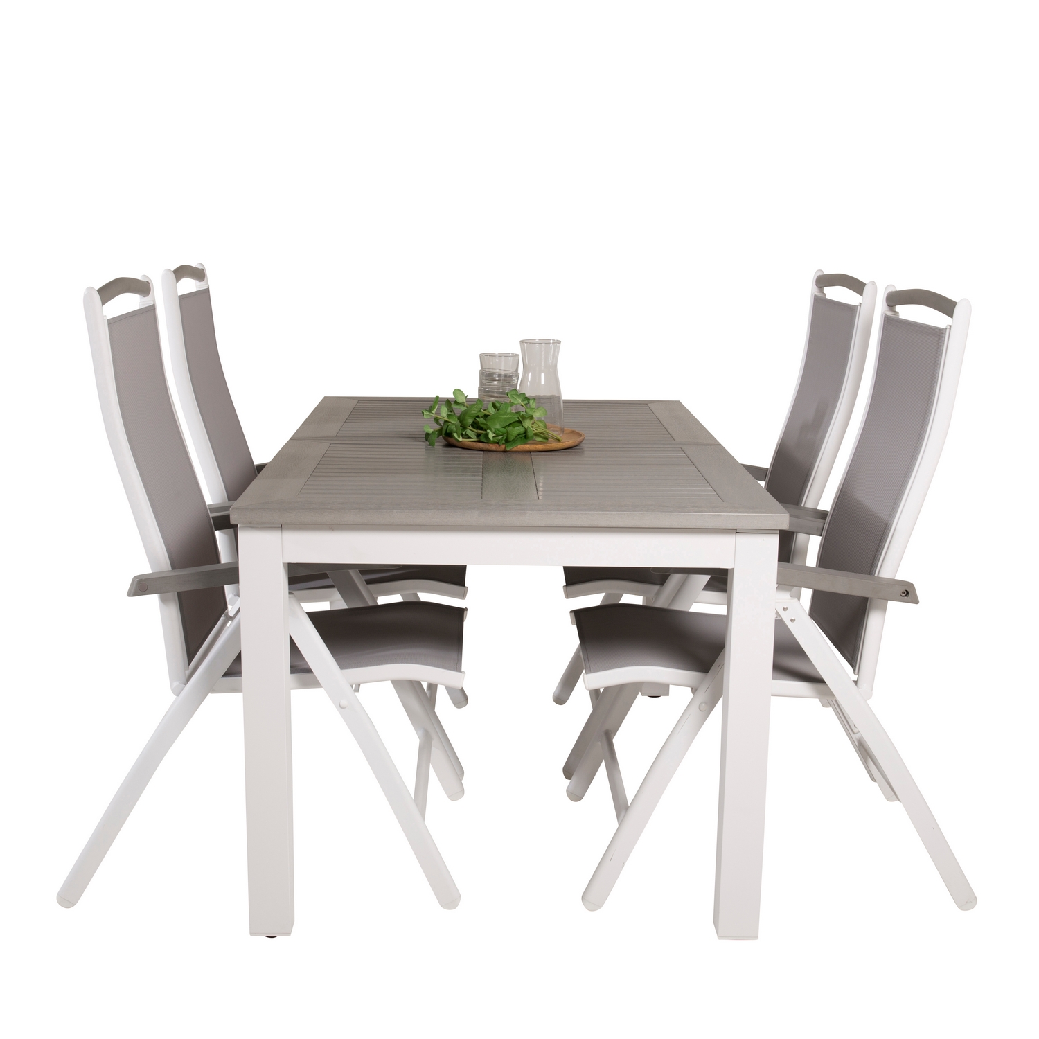 Matgrupp Venture Home Aleyna 152/210 med 4 Stolar