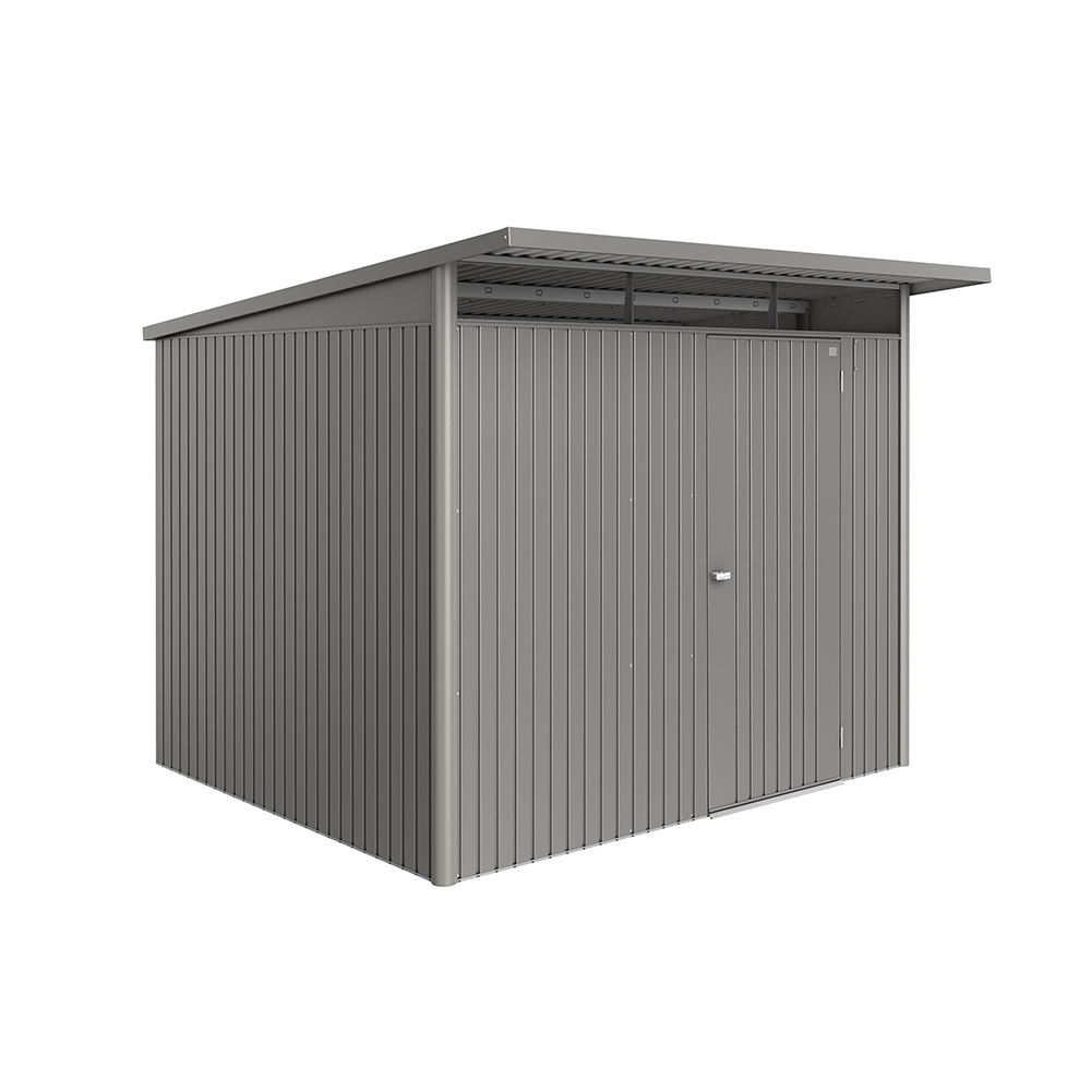 Redskapsbod Biohort Avantgarde Eco A6 Metallic Kvartsgrå Standarddörr