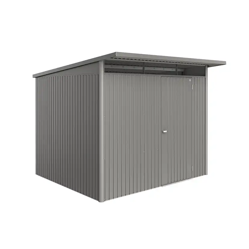 Redskapsbod Biohort Avantgarde Eco A6 Metallic Kvartsgrå Standarddörr