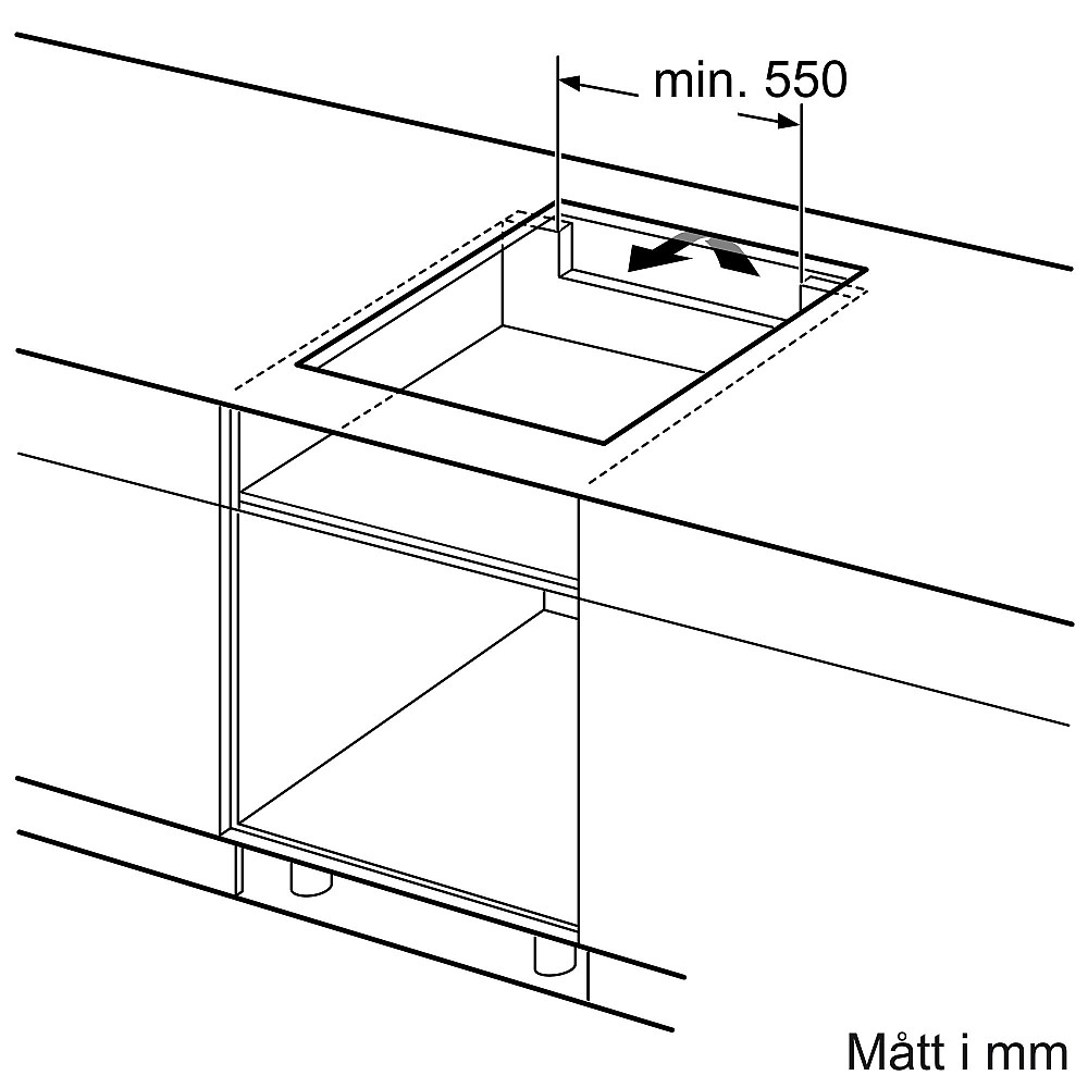 Induktionshäll Bosch Serie 8 PXE601DC1E med PerfectFry-Sensor