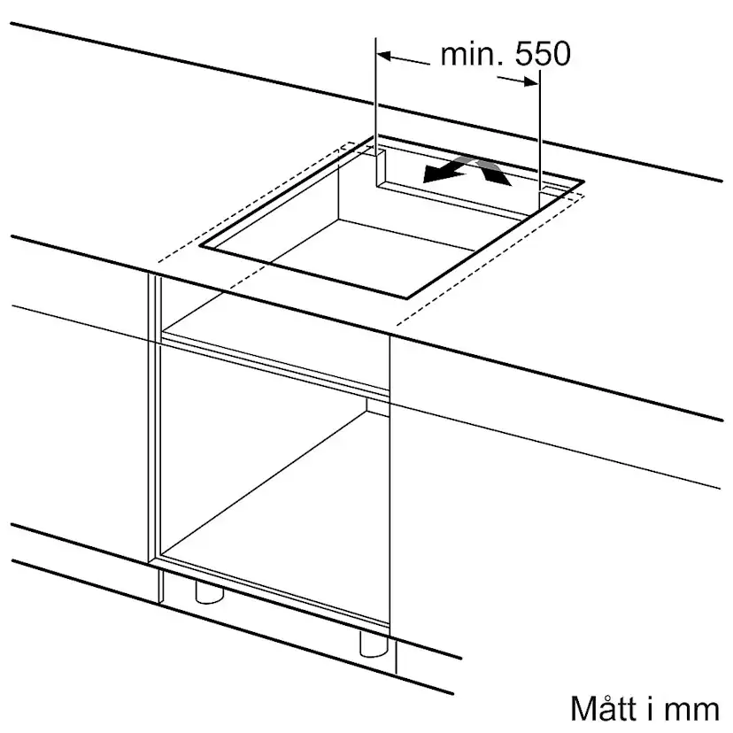 Induktionshäll Bosch Serie 8 PXE601DC1E med PerfectFry-Sensor