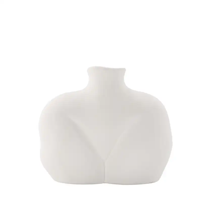 Harvey Vase - Offwhite - 17*10*15Hcm Vit